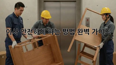 이사 안전하게 하는 방법: 완벽 가이드